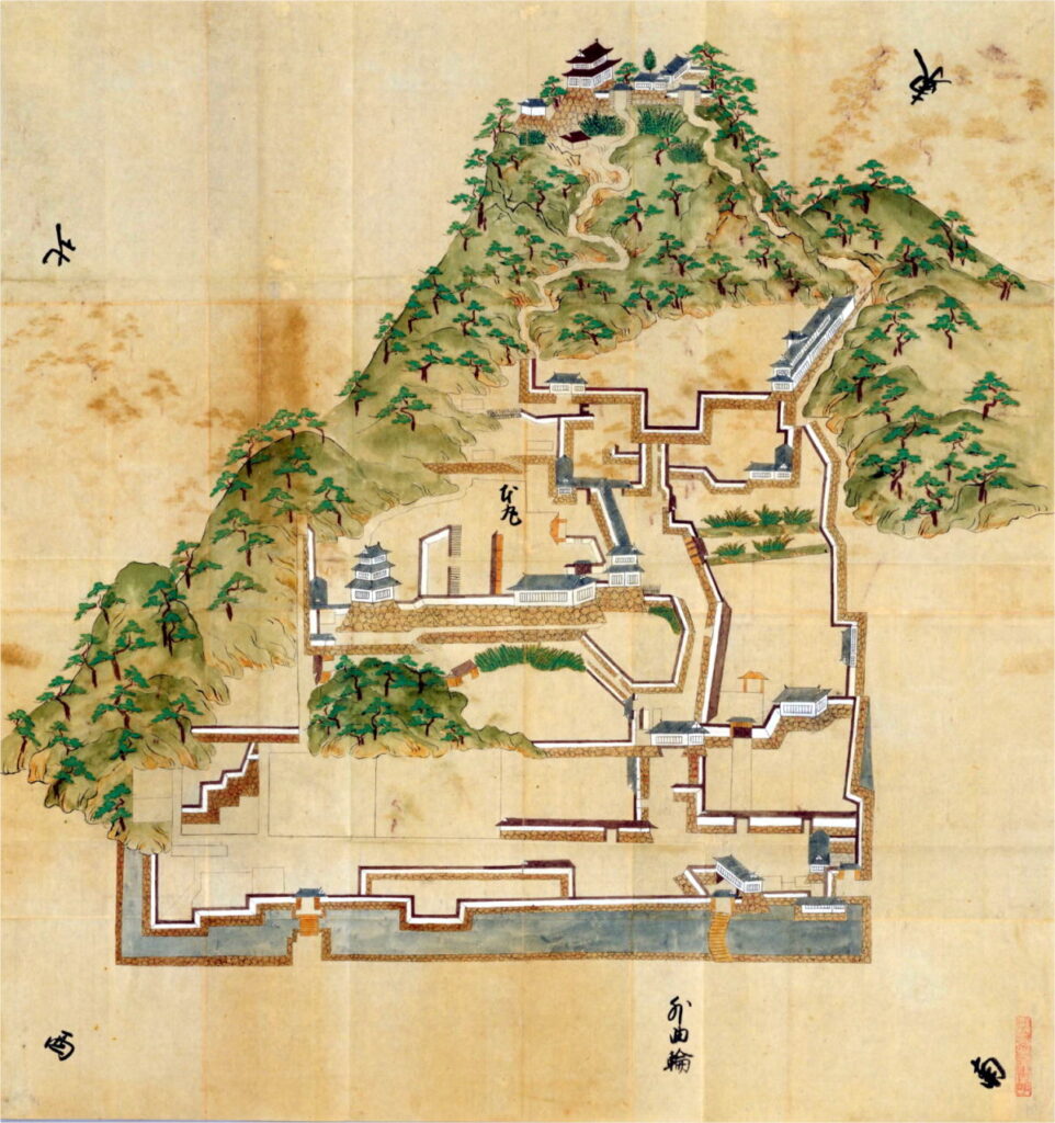 鳥取城古絵図